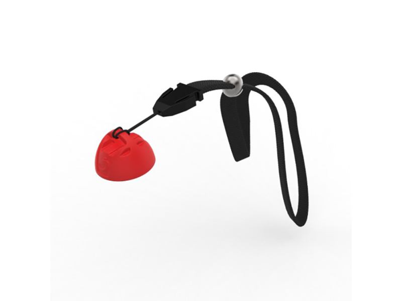 Handlebar switch cap for magnetic kill switch, with lanyard, fits Oset TXP-20 and TXP-24